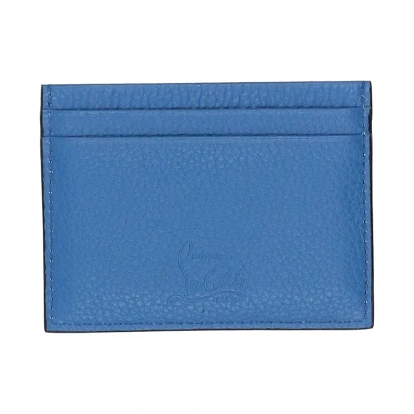 Brand New Christian Louboutin card holder, in Blue . New with Tags